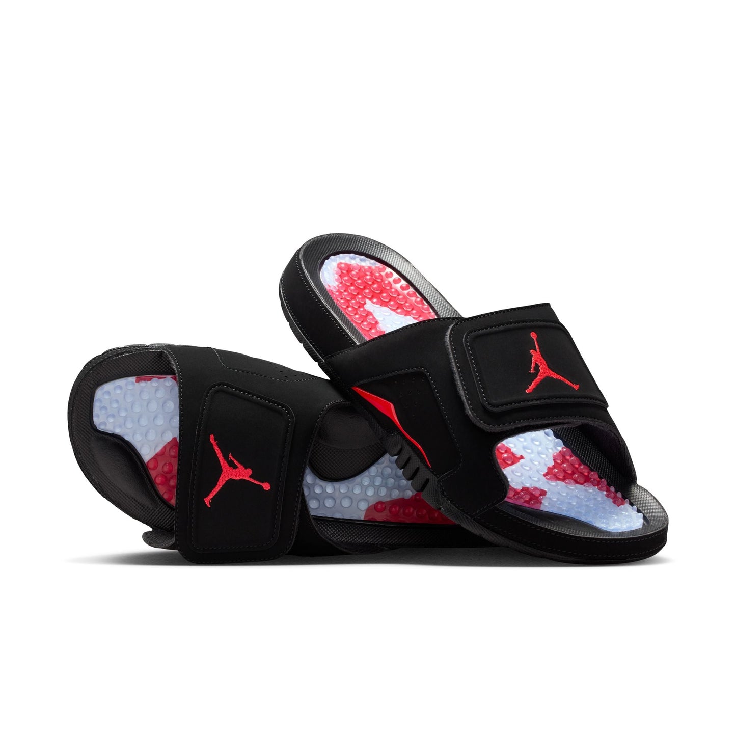 Air Jordan Mens Hydro Vi Retro Sandals - Black/Infrared 23 Denim Exchange