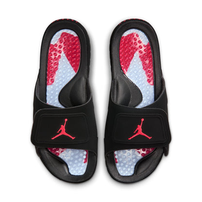 Air Jordan Mens Hydro Vi Retro Sandals - Black/Infrared 23 Denim Exchange