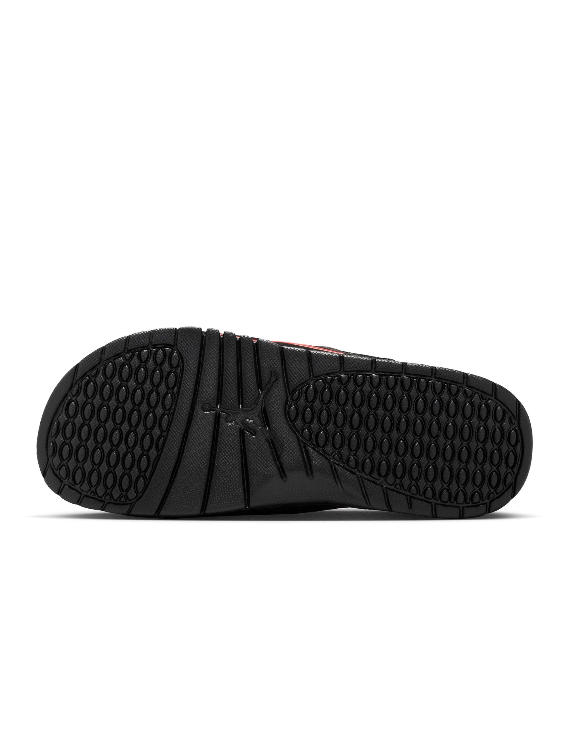 Air Jordan Mens Hydro Vi Retro Sandals - Black/Infrared 23 Denim Exchange