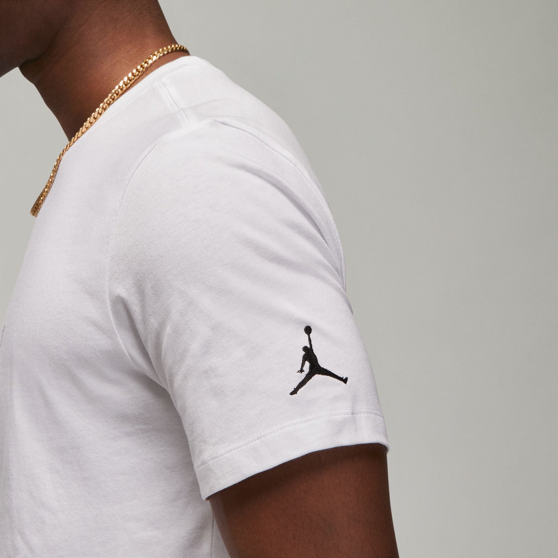 Air Jordan Mens Air Tee - White/Black Denim Exchange