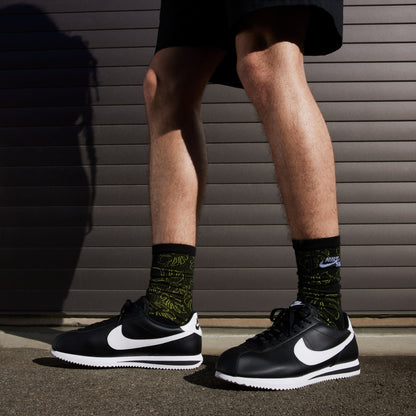 Nike Mens Cortez - Black/White Denim Exchange