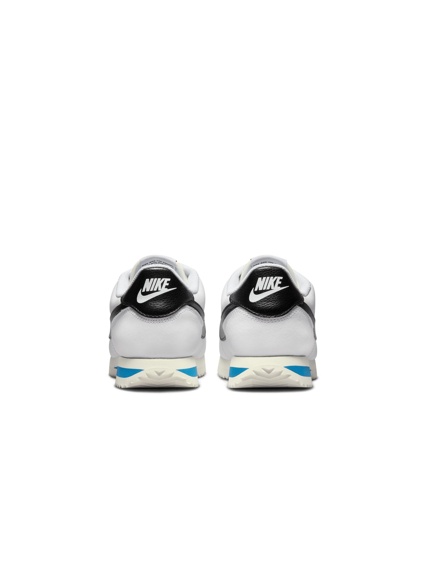 Nike Womens Cortez Leather - White/Black Denim Exchange