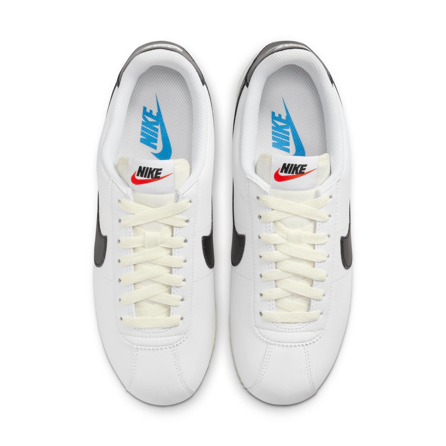 Nike Womens Cortez Leather - White/Black Denim Exchange
