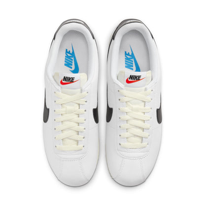 Nike Womens Cortez Leather - White/Black Denim Exchange