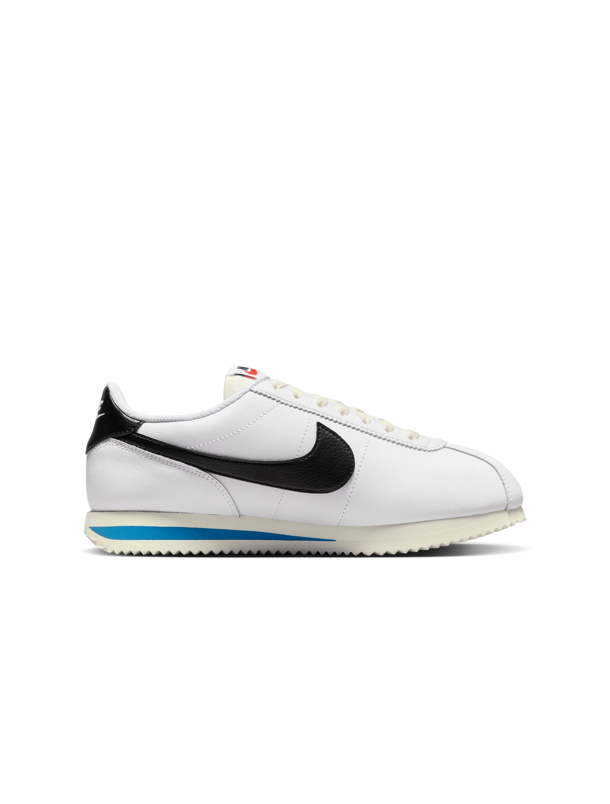 Nike Womens Cortez Leather - White/Black Denim Exchange