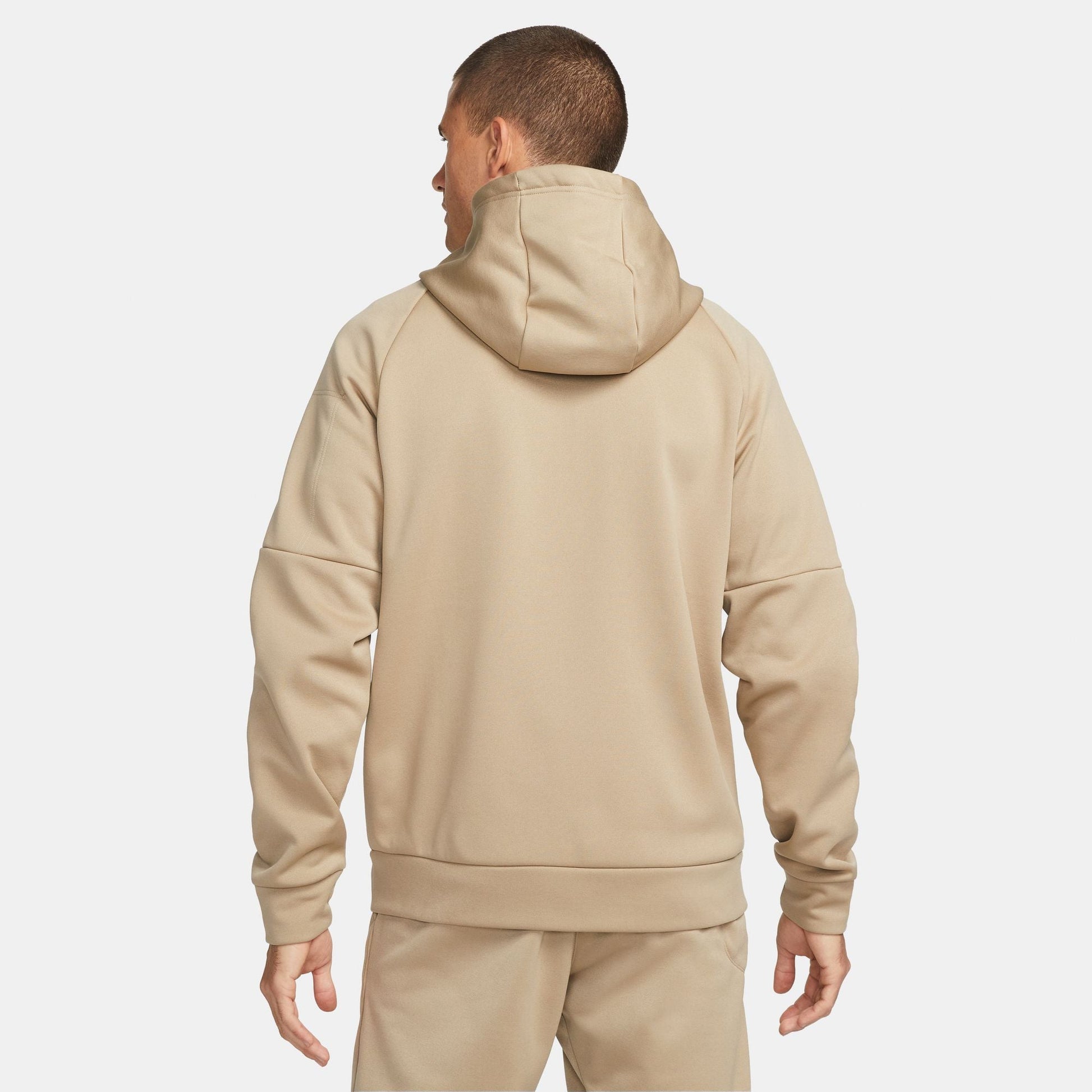 Nike Mens Therma Full Zip Fitness Top - Khaki Denim Exchange