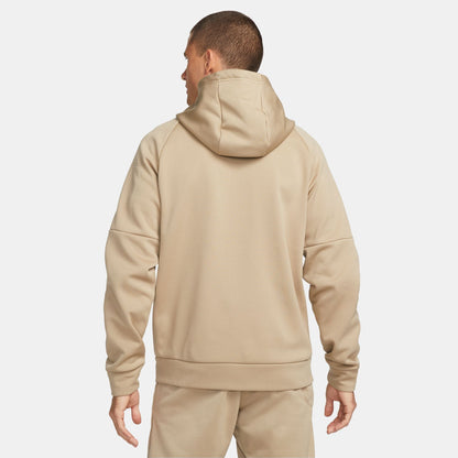 Nike Mens Therma Full Zip Fitness Top - Khaki Denim Exchange