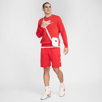 Nike Mens Sportswear Club Fleece Crewneck - University Red Denim Exchange