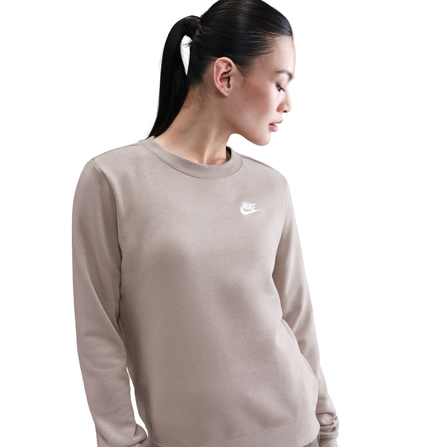 Nike Women's Sportswear Club Fleece Crewneck - Malt Denim Exchange