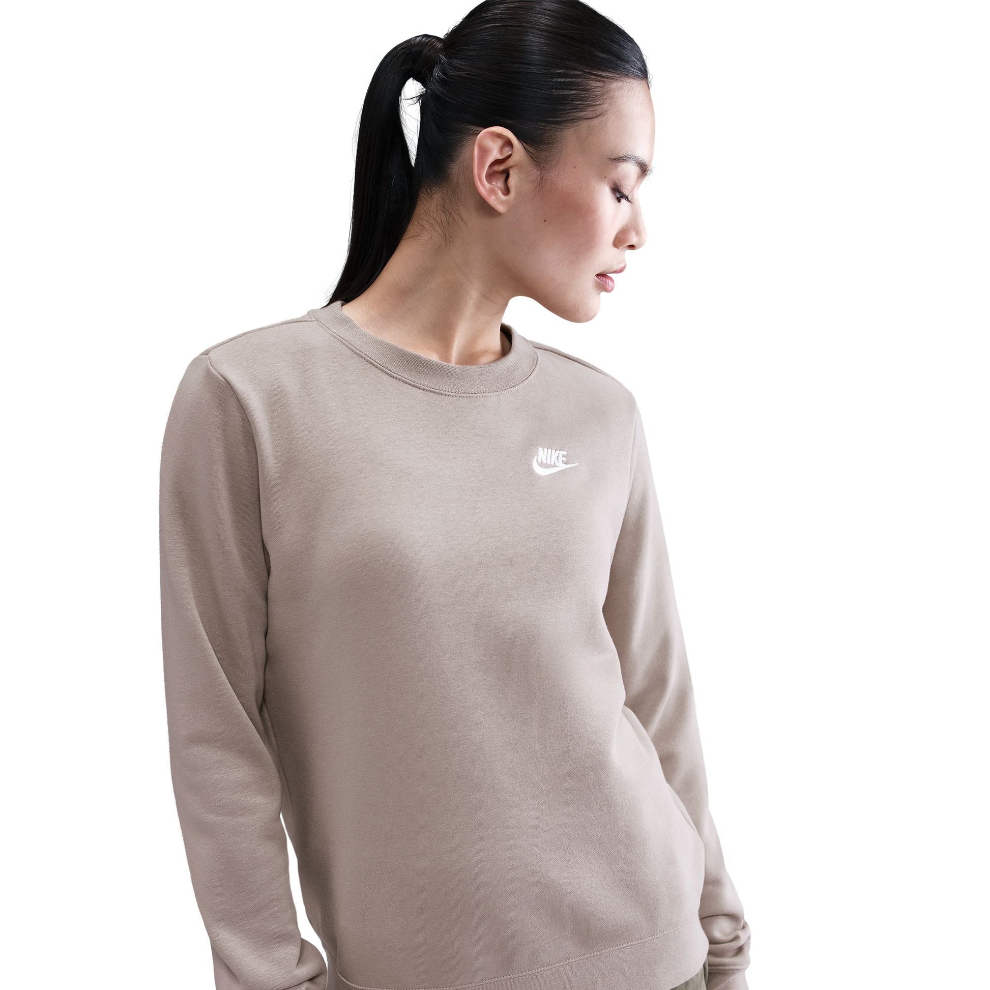 Nike Women's Sportswear Club Fleece Crewneck - Malt Denim Exchange