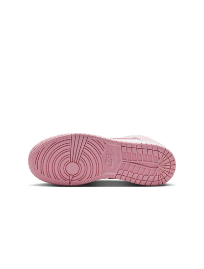 Air Jordan Big Kids 1 Mid - Pearl Pink Denim Exchange