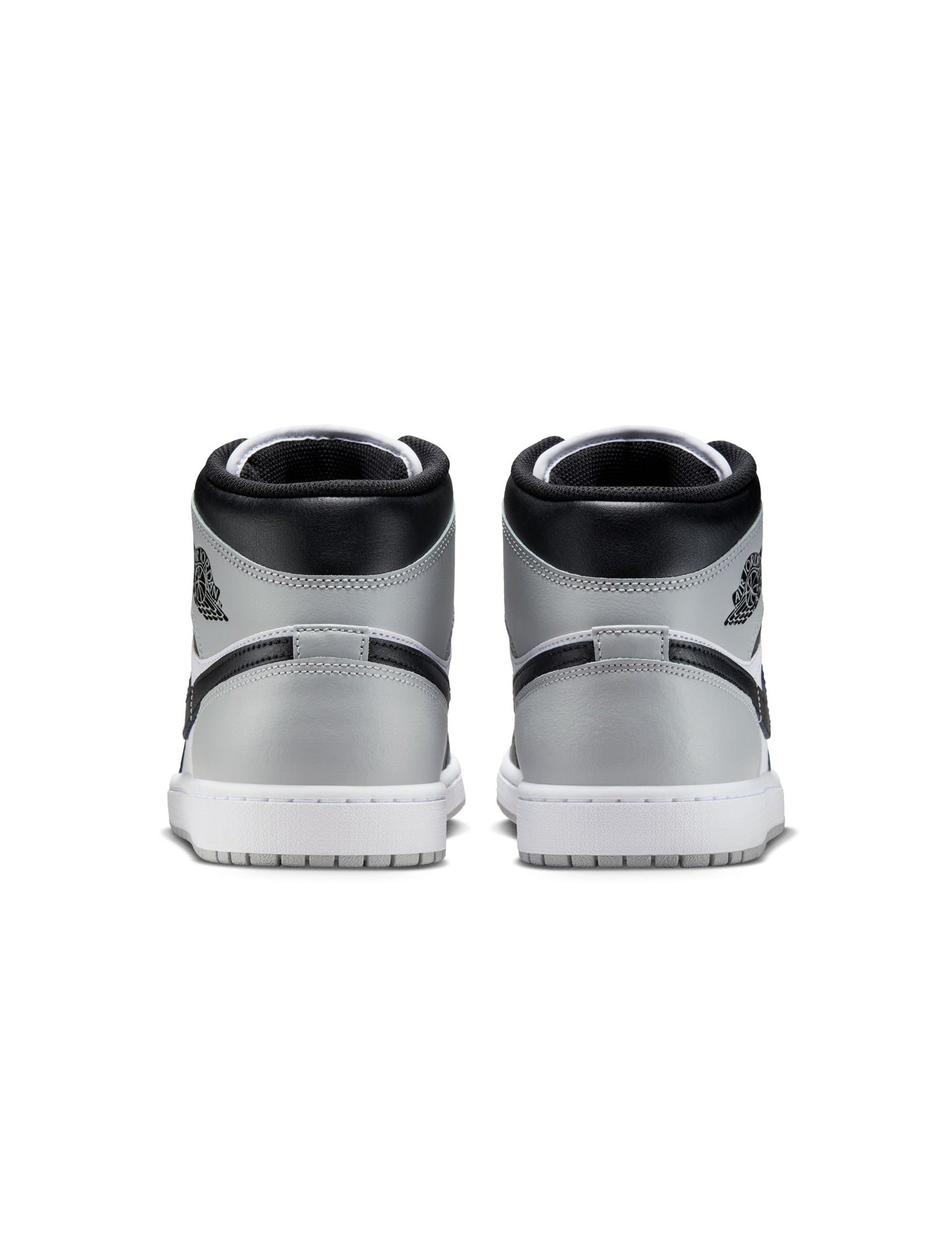 Air Jordan Mens 1 Mid - White/Smoke Grey Denim Exchange