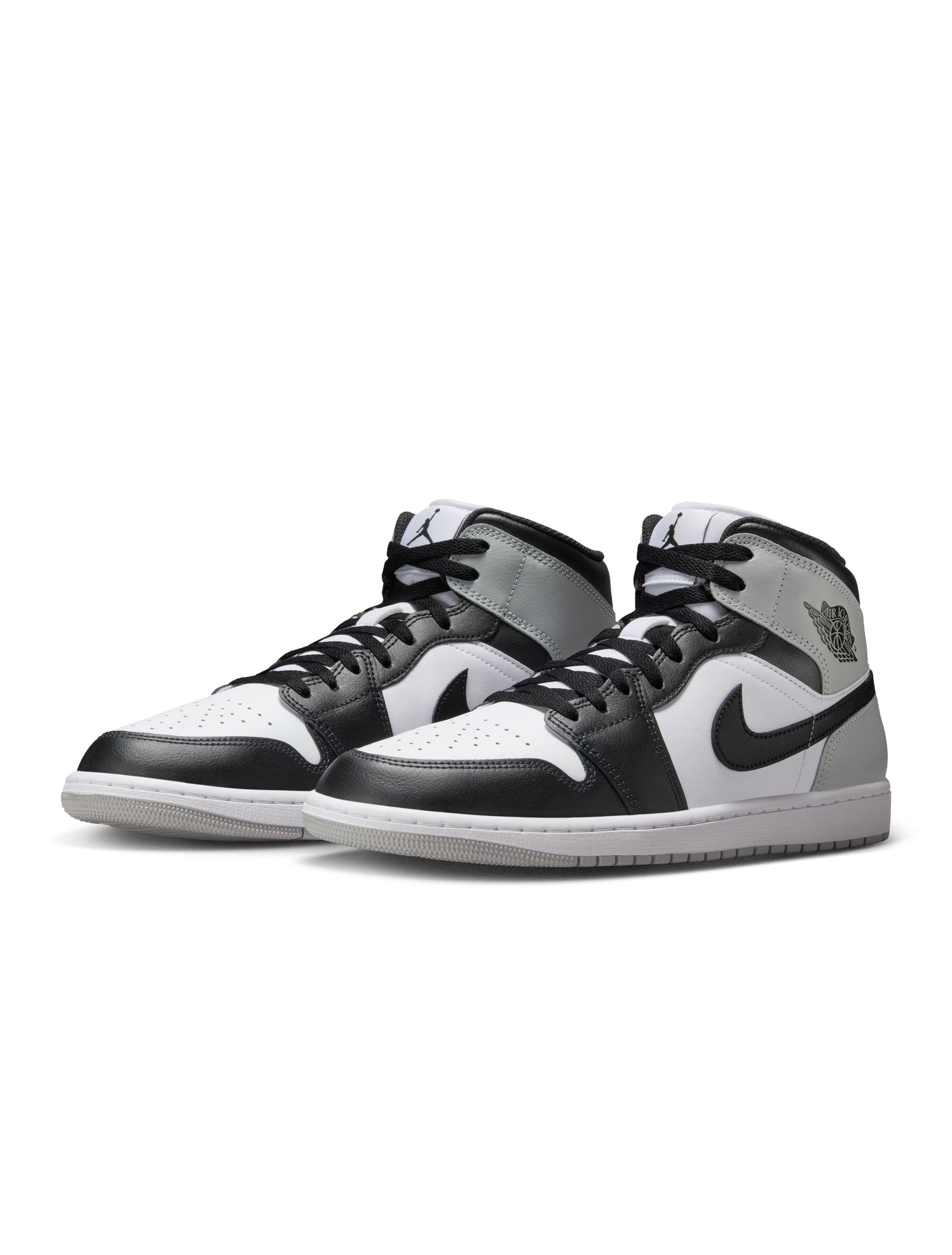 Air Jordan Mens 1 Mid - White/Smoke Grey Denim Exchange
