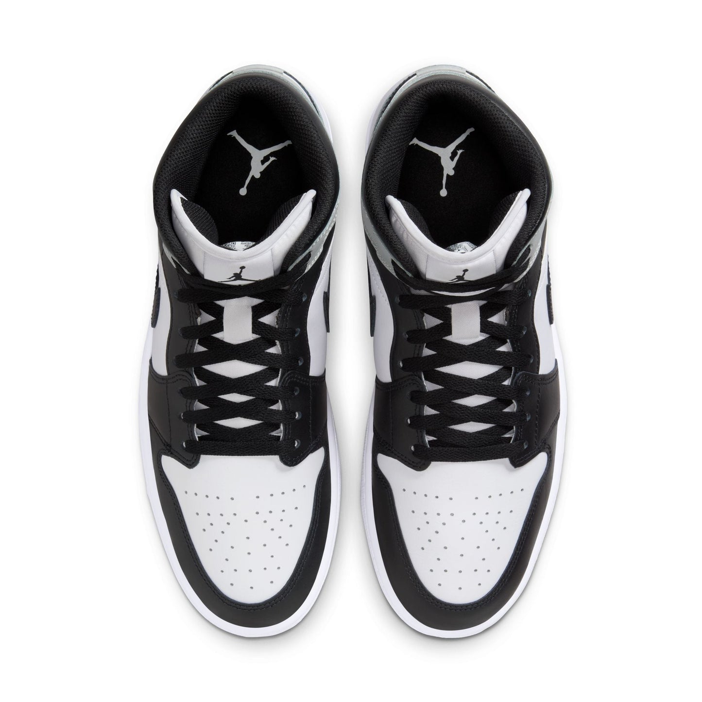 Air Jordan Mens 1 Mid - White/Smoke Grey Denim Exchange