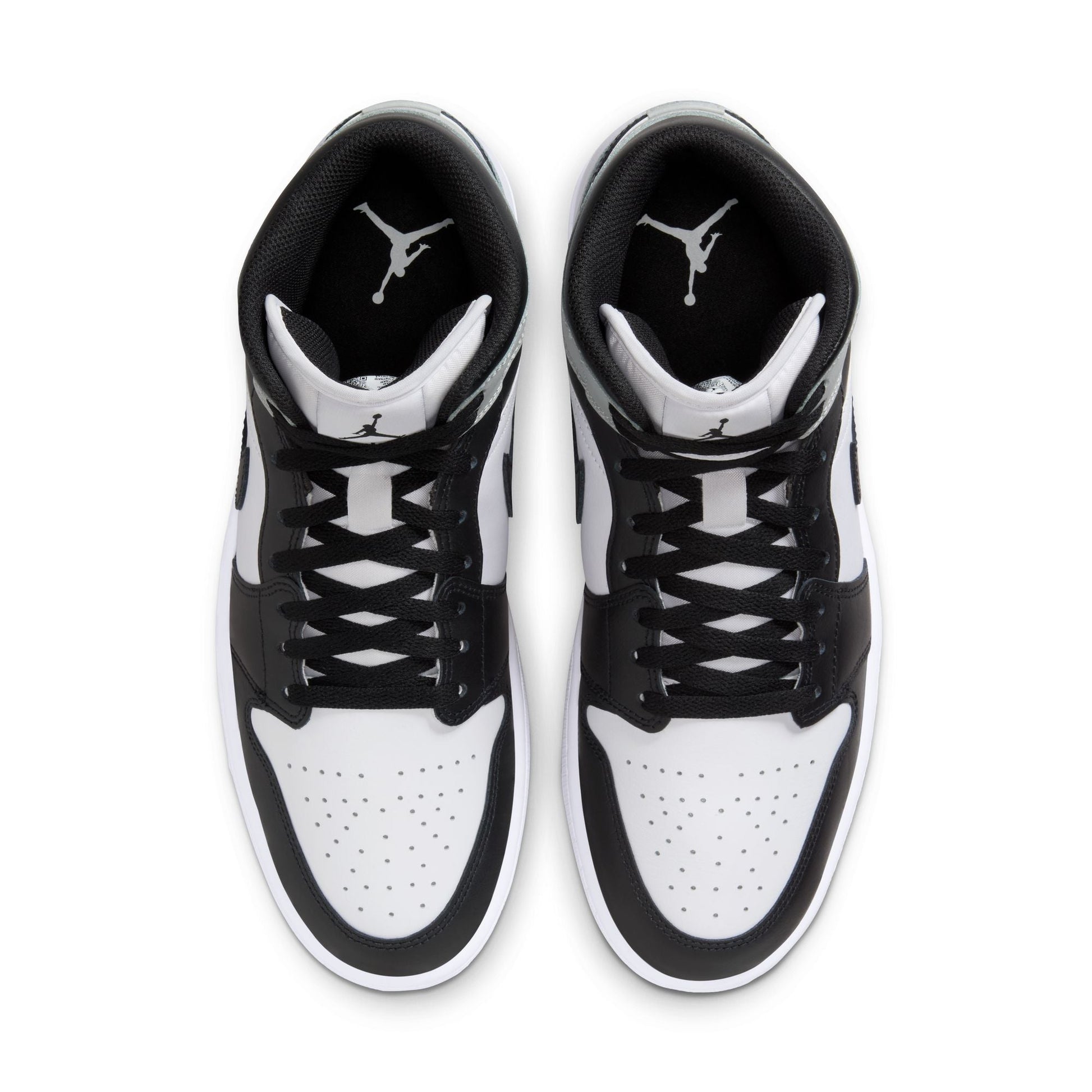 Air Jordan Mens 1 Mid - White/Smoke Grey Denim Exchange
