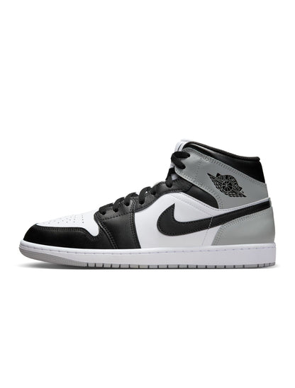 Air Jordan Mens 1 Mid - White/Smoke Grey Denim Exchange