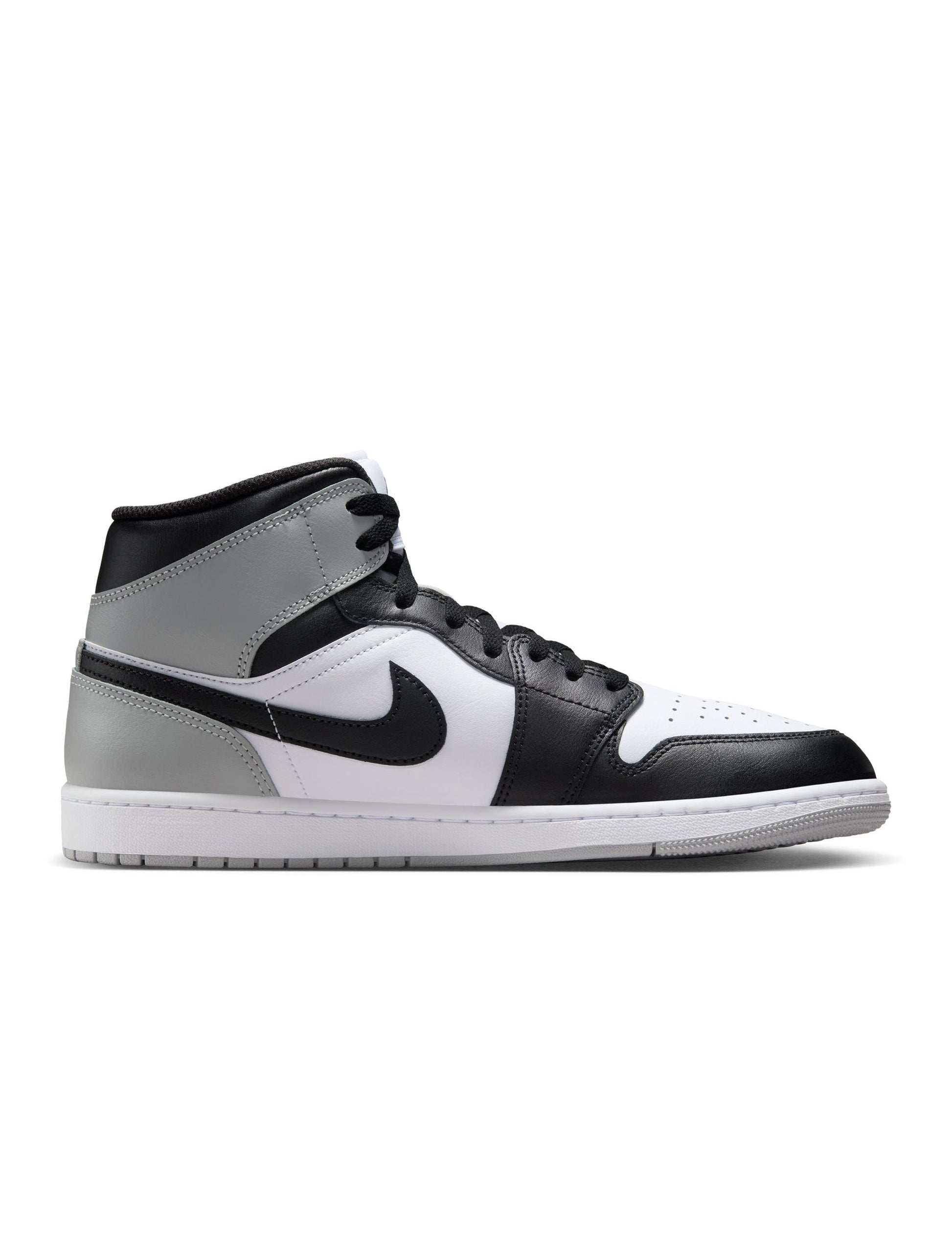 Air Jordan Mens 1 Mid - White/Smoke Grey Denim Exchange
