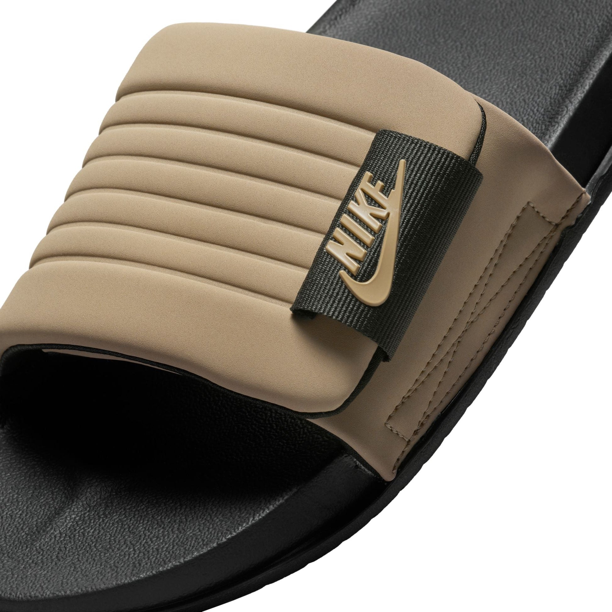Nike Mens Offcourt Adjust Slides - Black/Khaki Denim Exchange