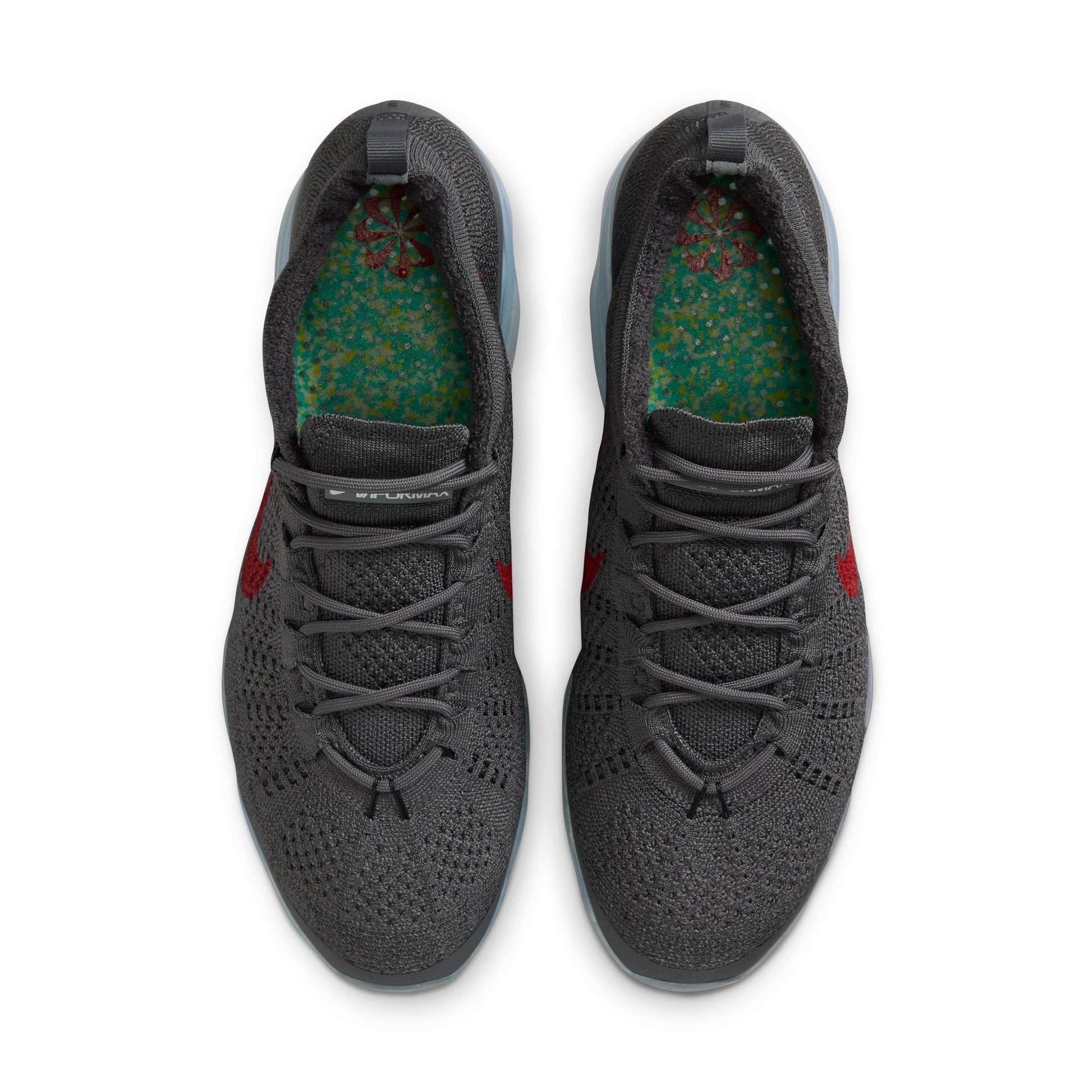 Nike Mens Air Vapormax 2023 Flyknit - Dark Grey/Gym Red Denim Exchange