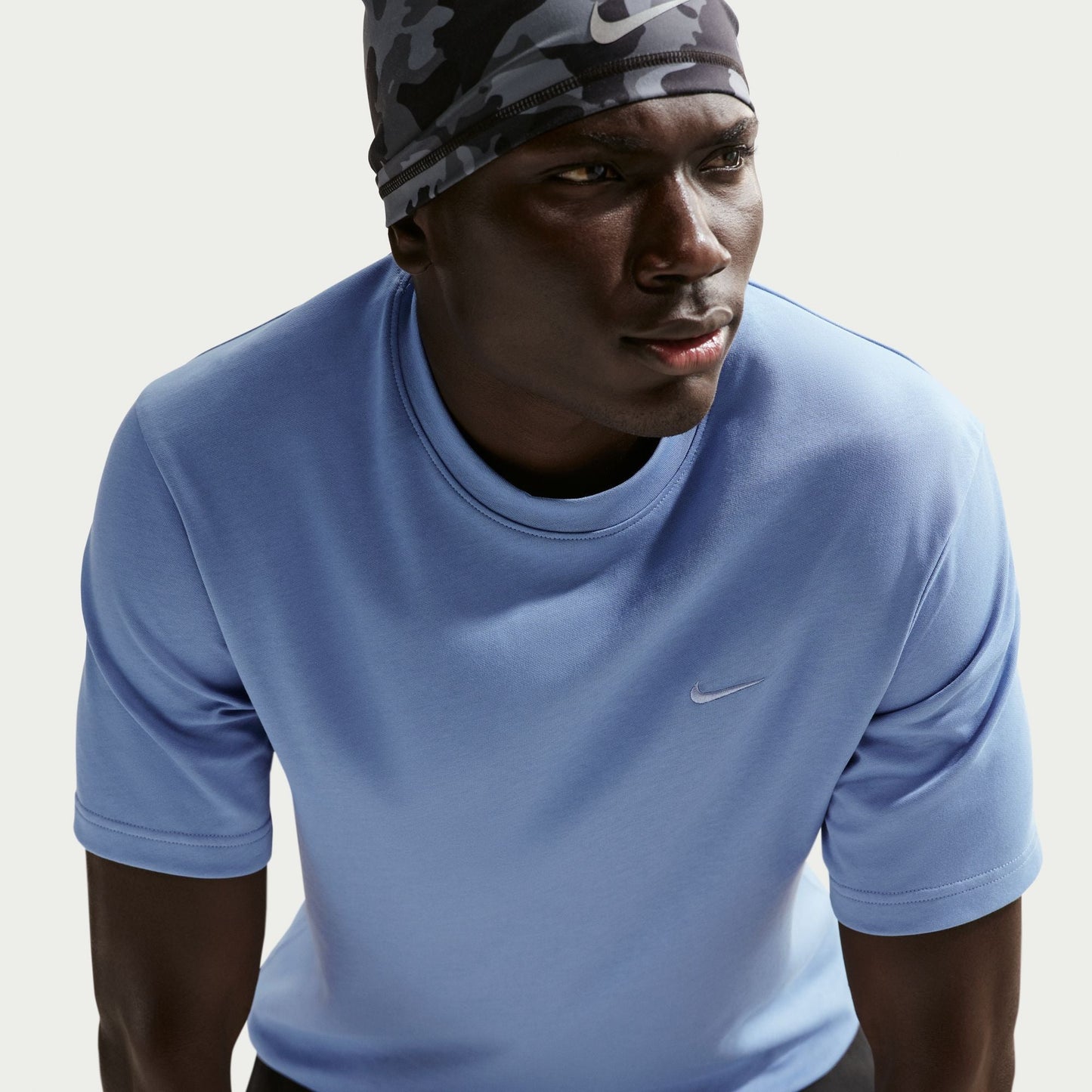 Nike Mens Primary Dri-Fit Tee - Work Blue Denim Exchange