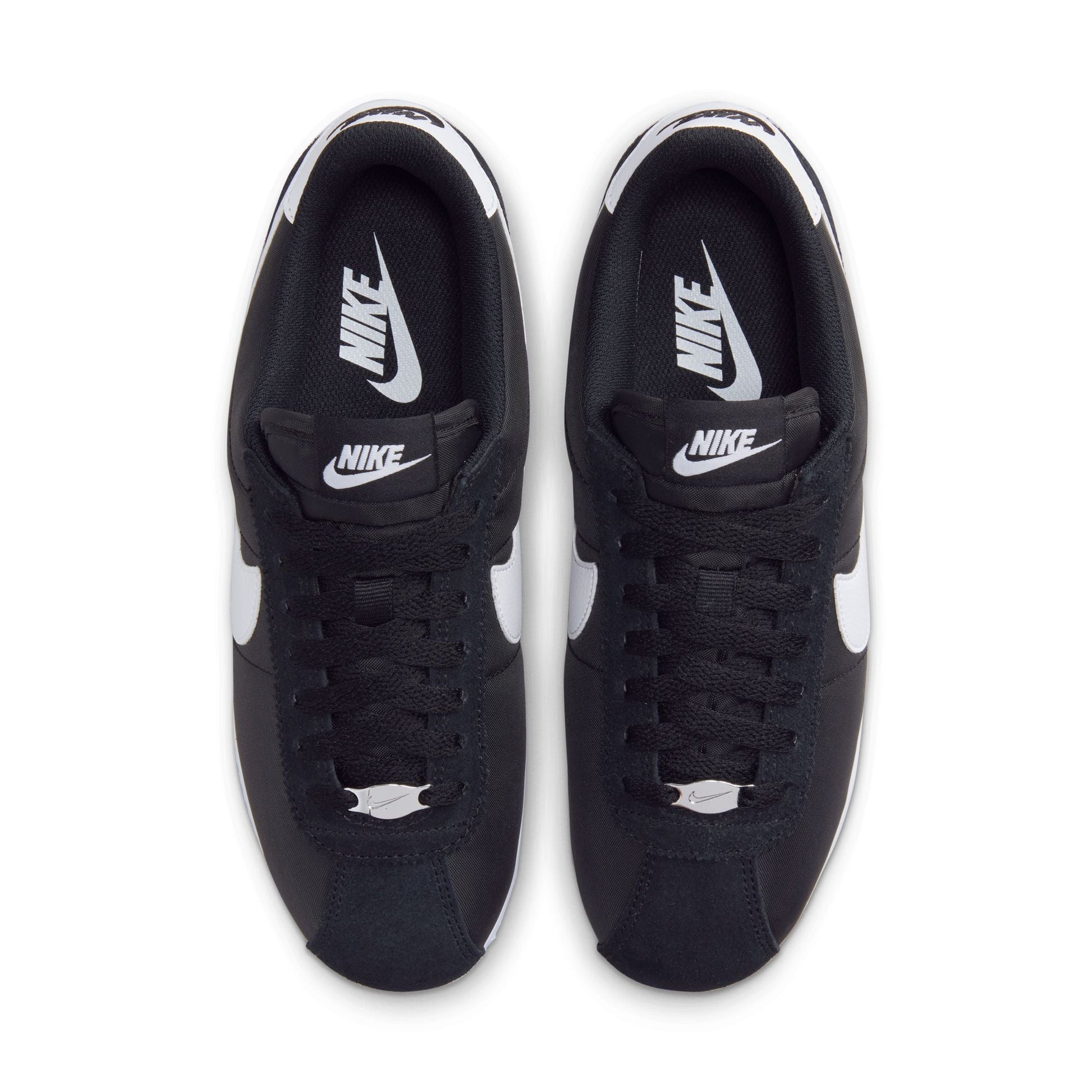 Nike Womens Cortez - Black/White Denim Exchange