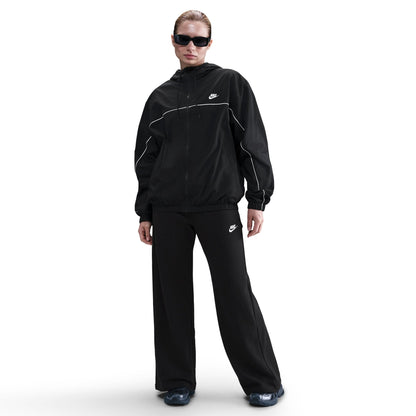 Nike Women's Mid-Rise Wide-Leg Sweatpants - Black Denim Exchange
