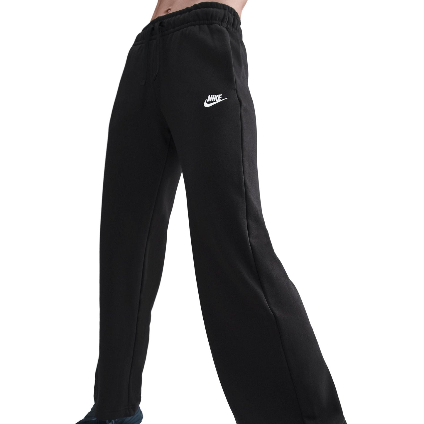 Nike Women's Mid-Rise Wide-Leg Sweatpants - Black Denim Exchange