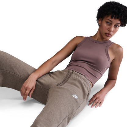 Nike Women's Mid-Rise Wide-Leg Sweatpants - Mink Brown Denim Exchange