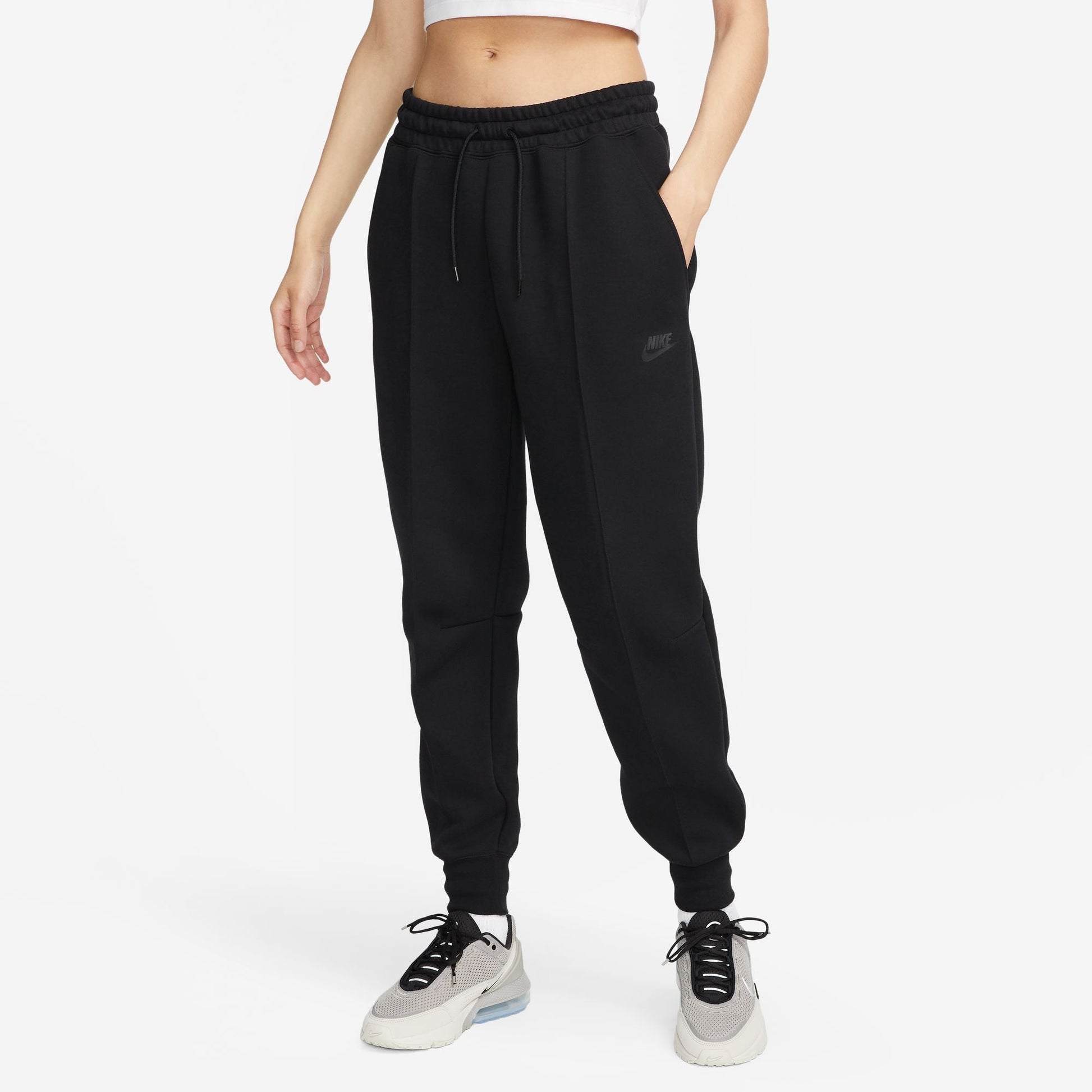Nike Womens Sportswear Tech Fleece Windrunner - Black Denim Exchange