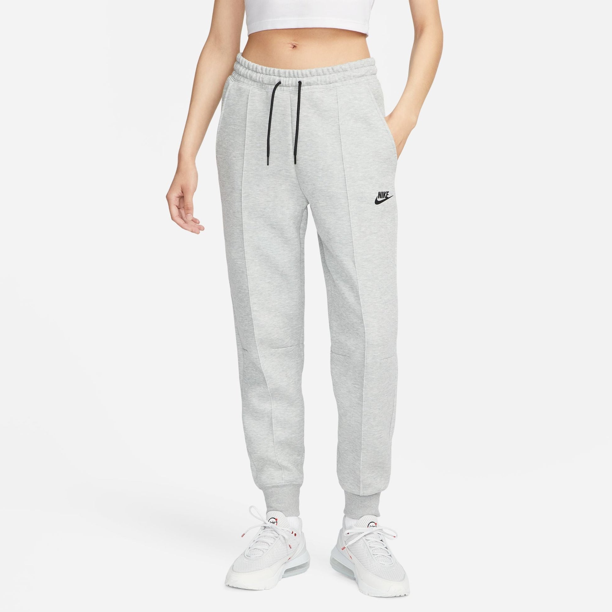 Nike Womens Sportswear Tech Fleece - Dark Grey Heather/Black Denim Exchange