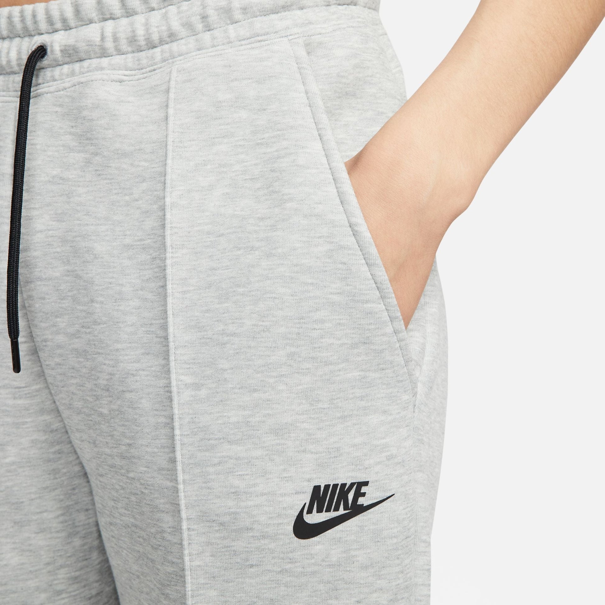 Nike Womens Sportswear Tech Fleece - Dark Grey Heather/Black Denim Exchange