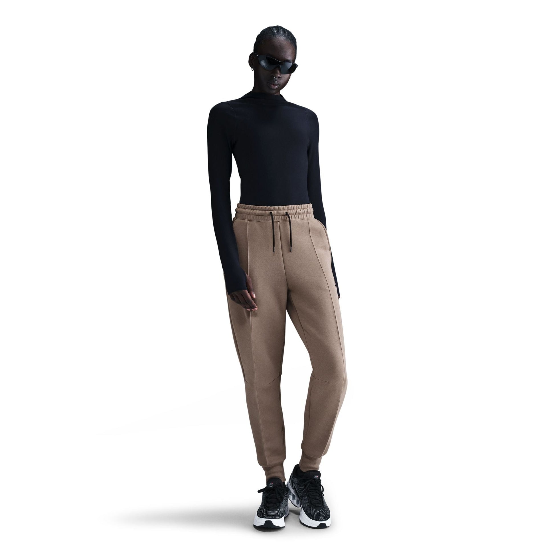 Nike Womens Sportswear Tech Fleece Jogger - Mink Brown/Black Denim Exchange