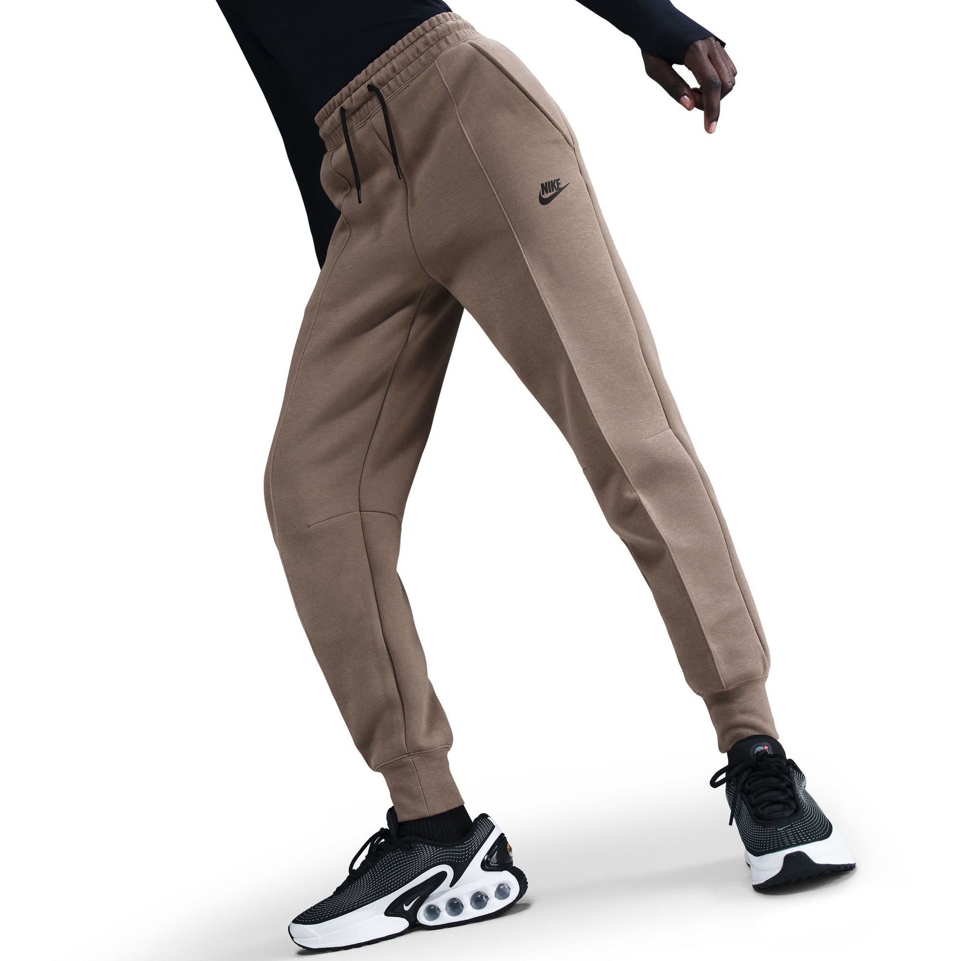 Nike Womens Sportswear Tech Fleece Jogger - Mink Brown/Black Denim Exchange