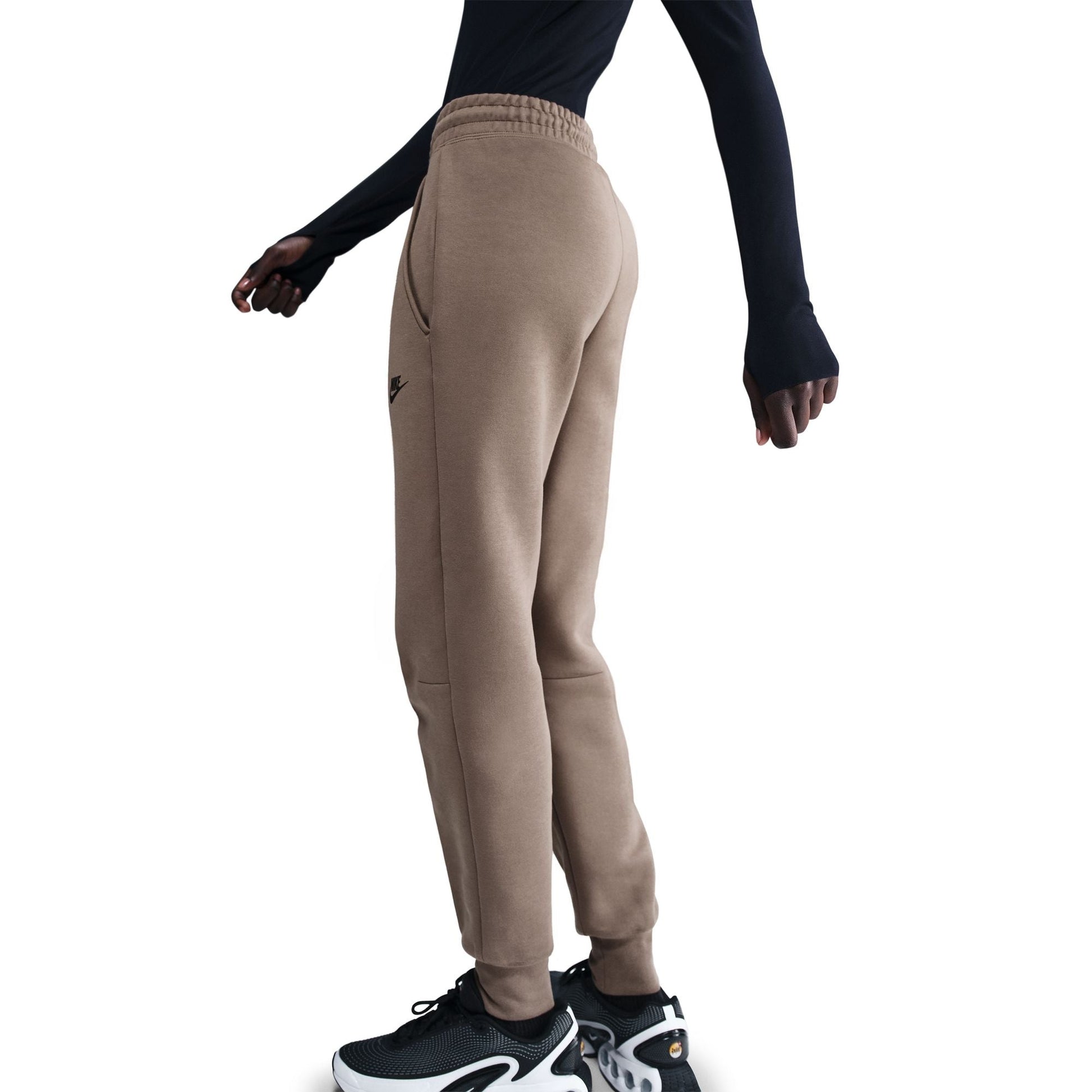 Nike Womens Sportswear Tech Fleece Jogger - Mink Brown/Black Denim Exchange
