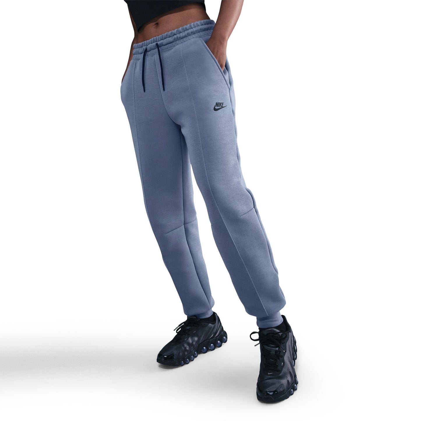 Nike Women's Sportswear Tech Fleece Mid-Rise Joggers - World Indigo Denim Exchange