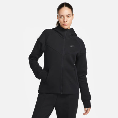 Nike Womens Sportswear Tech Fleece Hoodie - Black Denim Exchange
