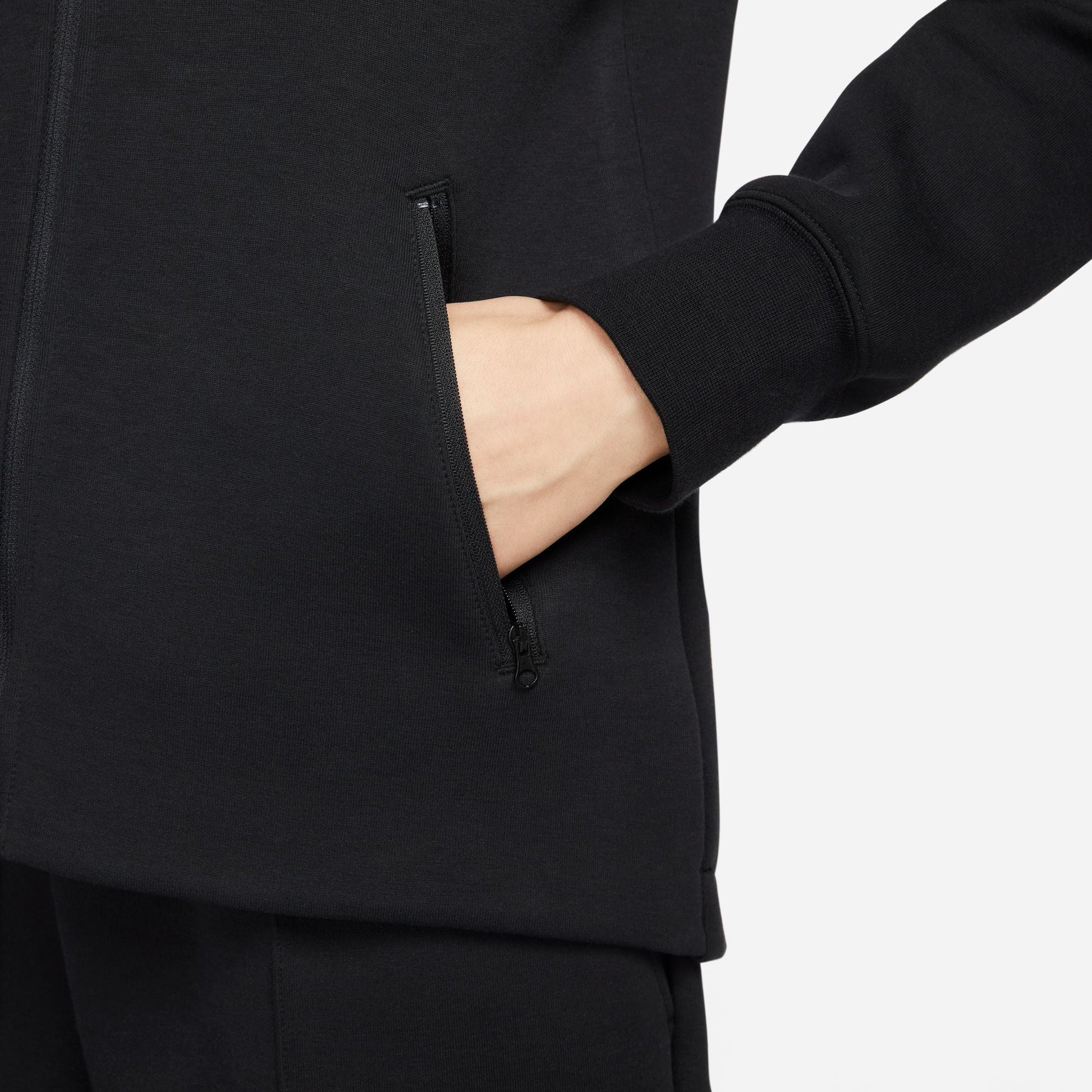 Nike Womens Sportswear Tech Fleece Hoodie - Black Denim Exchange
