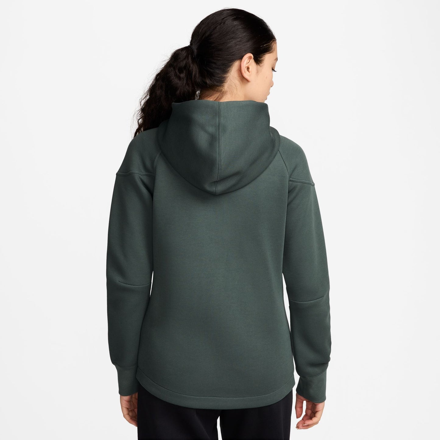 Nike Womens Sportswear Tech Fleece Windrunner - Vintage Green Denim Exchange