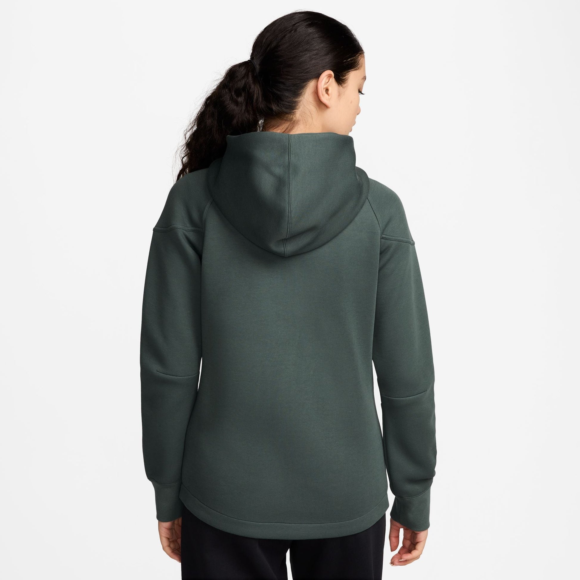 Nike Womens Sportswear Tech Fleece Windrunner - Vintage Green Denim Exchange