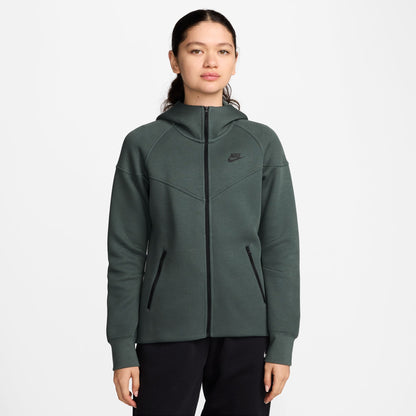 Nike Womens Sportswear Tech Fleece Windrunner - Vintage Green Denim Exchange