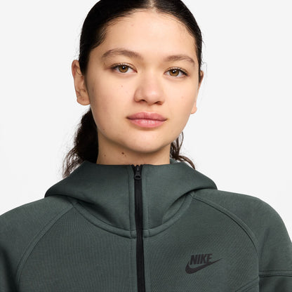 Nike Womens Sportswear Tech Fleece Windrunner - Vintage Green Denim Exchange