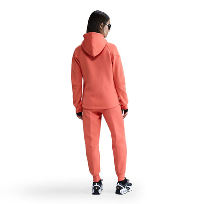 Nike Womens Sportswear Tech Fleece Windrunner Hoodie - Magic Ember/Black Denim Exchange