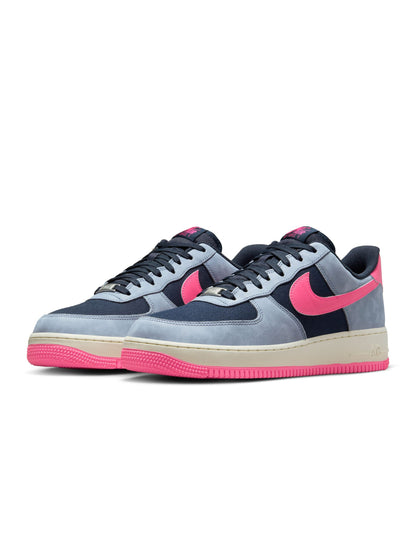 Nike Men’s Air Force 1 '07 LX - Dark Obsidian/Pink Blast Denim Exchange