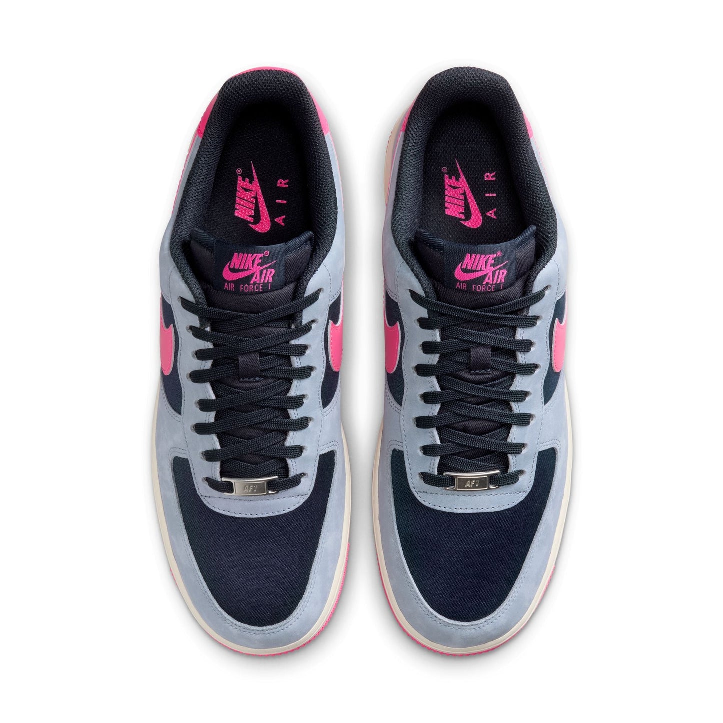 Nike Men’s Air Force 1 '07 LX - Dark Obsidian/Pink Blast Denim Exchange