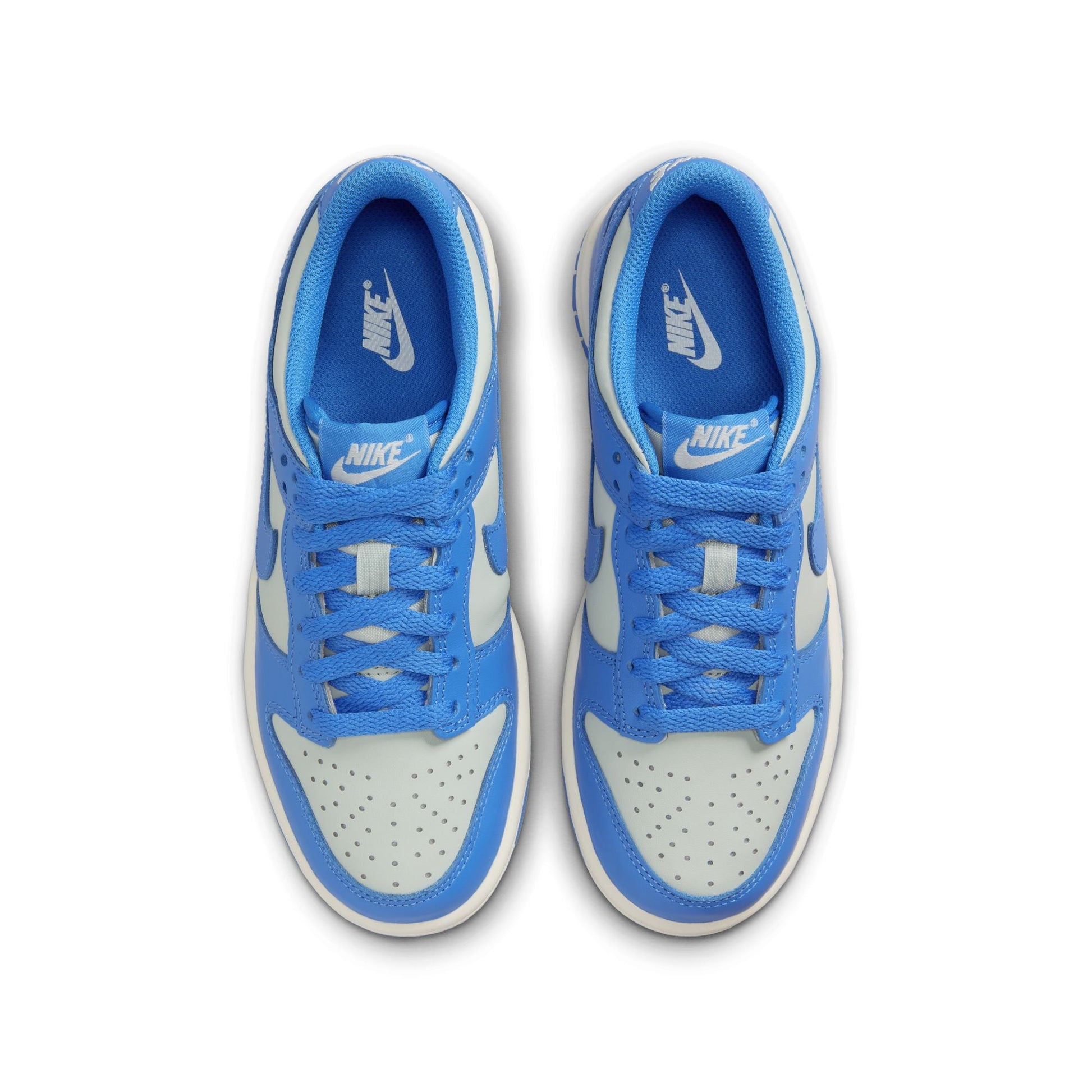 Nike Big Kids Dunk Low - Light Silver/Photo Blue Denim Exchange