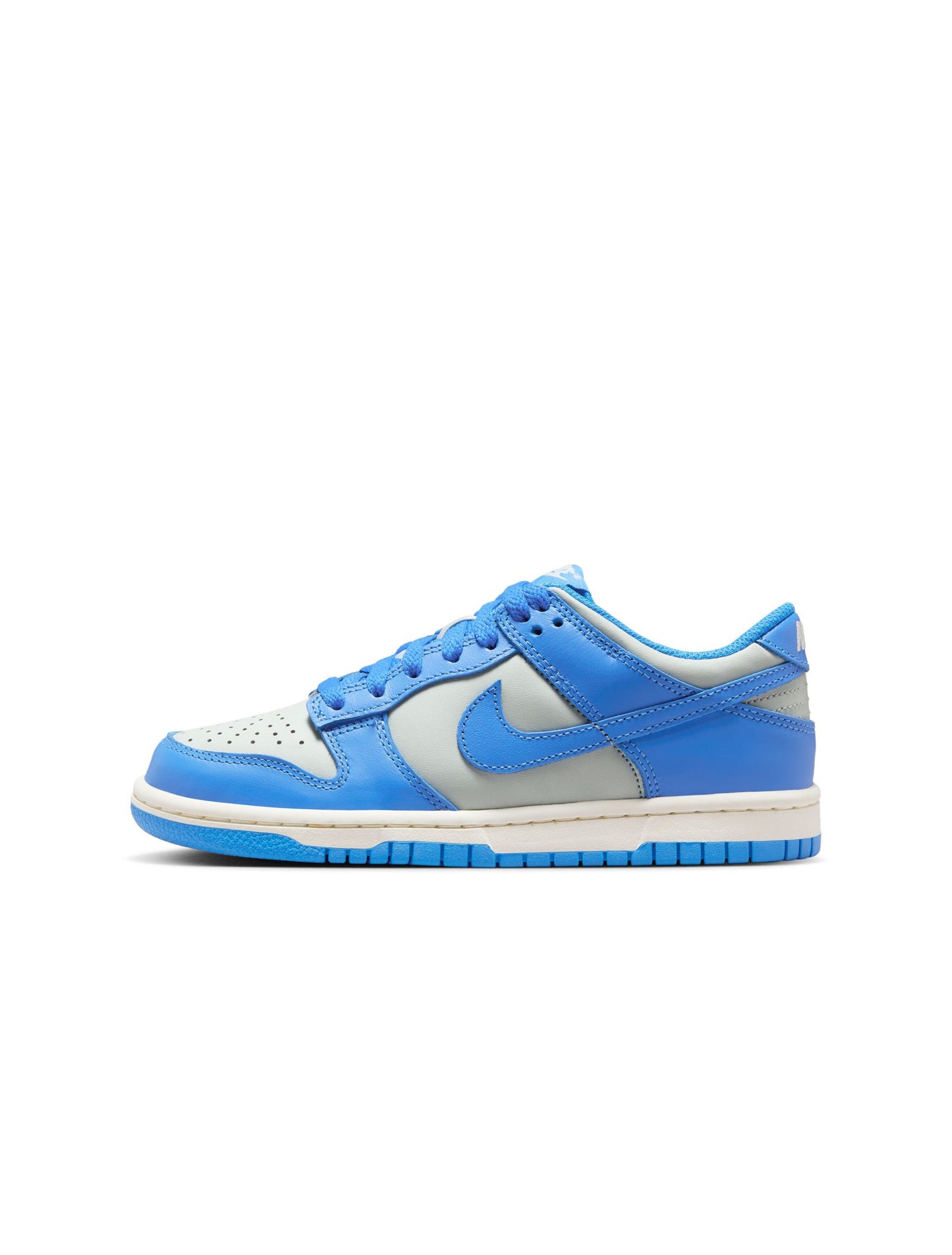 Nike Big Kids Dunk Low - Light Silver/Photo Blue Denim Exchange