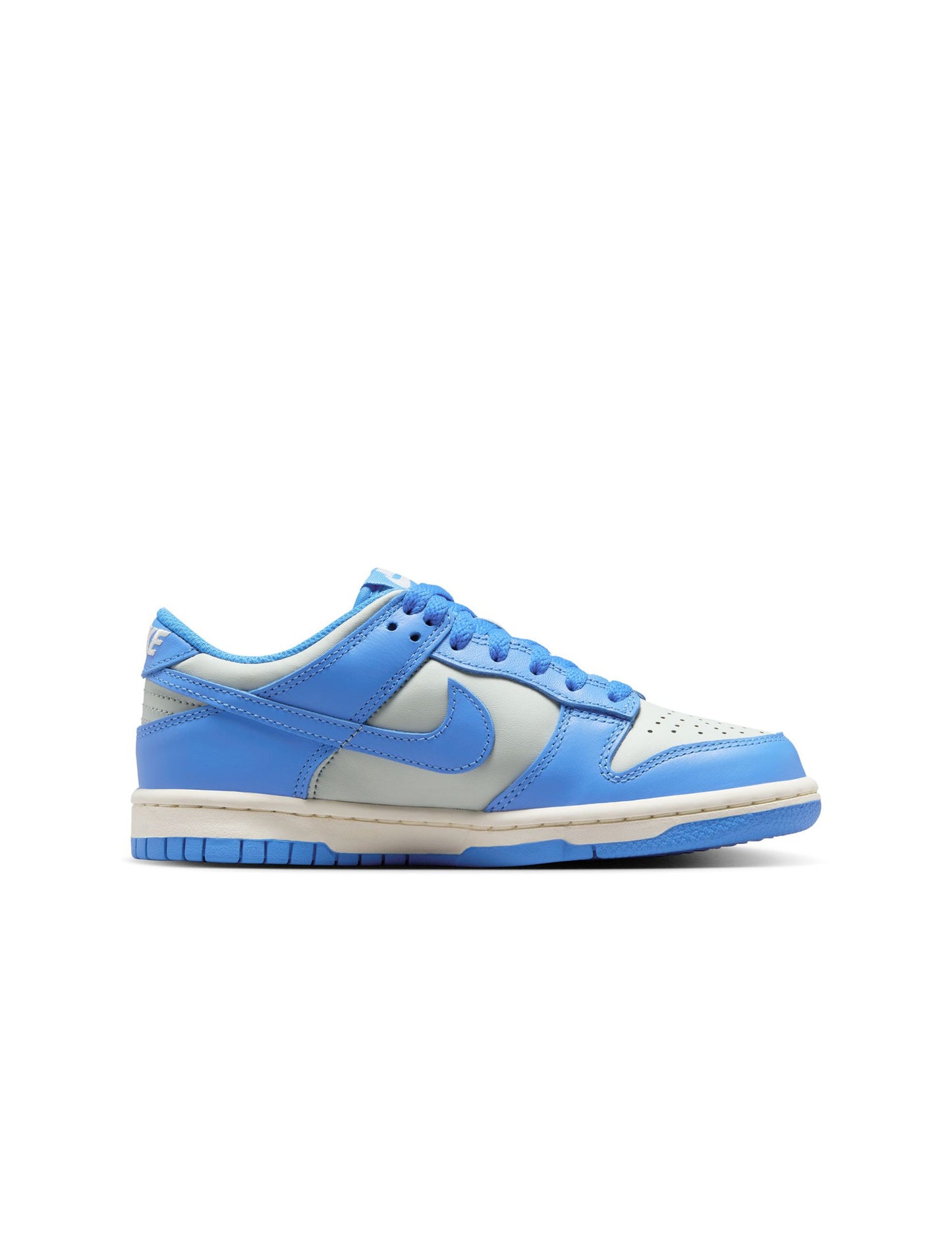 Nike Big Kids Dunk Low - Light Silver/Photo Blue Denim Exchange