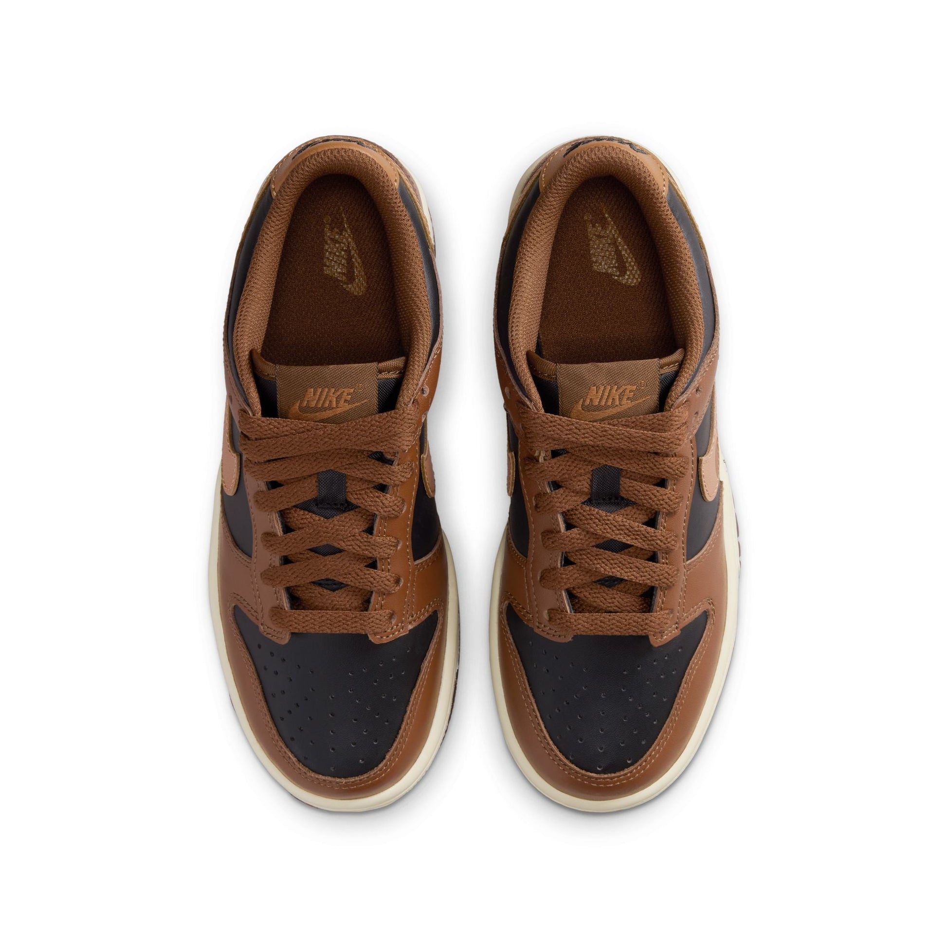 Nike Big Kids Dunk Low - Black/British Tan Denim Exchange