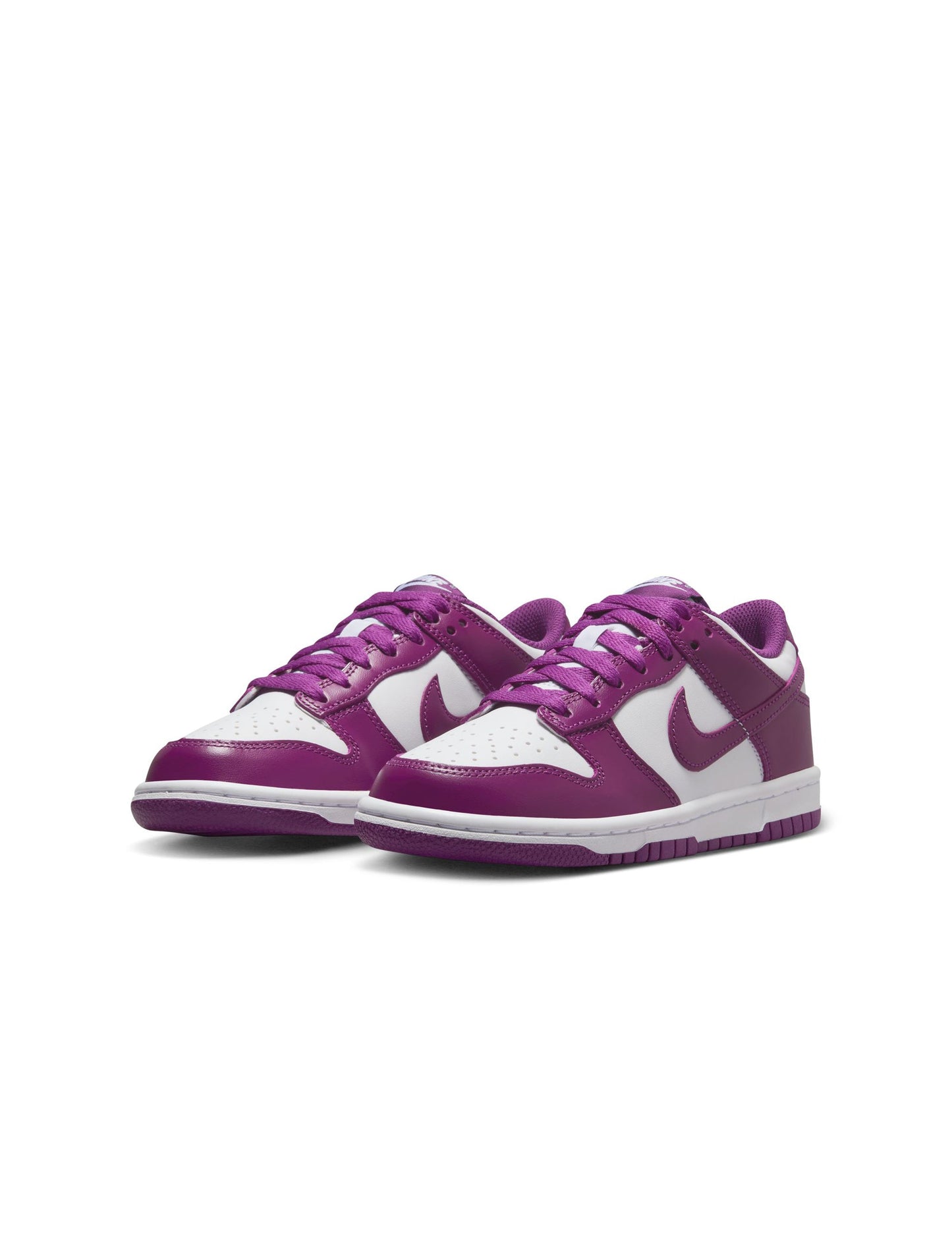 Nike Big Kids Dunk Low - White/Viotech Denim Exchange