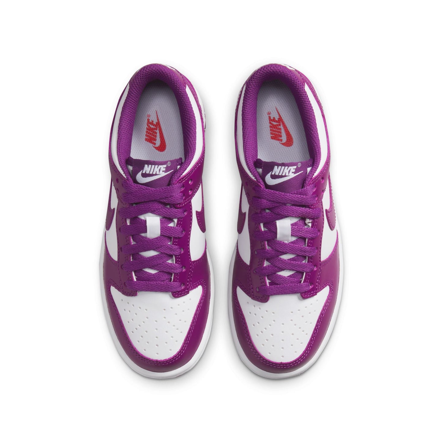 Nike Big Kids Dunk Low - White/Viotech Denim Exchange